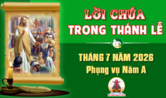 Lời Chúa trong thánh lễ hàng ngày Tháng 7 năm 2026 – Năm A