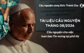Tài liệu cầu nguyện cùng Đức Thánh Cha tháng 8/2026: Cầu nguyện cho việc loan báo Tin mừng tại phố thị