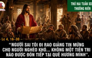 31.08.2026 – Thứ Hai Tuần XXII Thường Niên