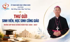 Thư gửi sinh viên, học sinh Công giáo nhân dịp khai giảng năm học 2026-2027
