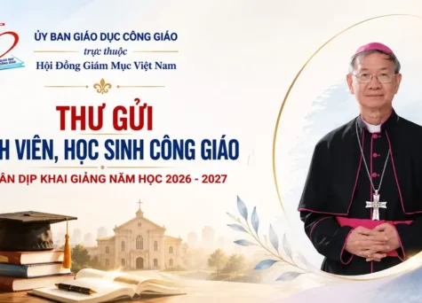 Thư gửi sinh viên, học sinh Công giáo nhân dịp khai giảng năm học 2026-2027