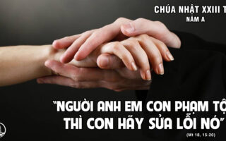 CÁC BÀI SUY NIỆM LỜI CHÚA CHÚA NHẬT XXIII THƯỜNG NIÊN- A