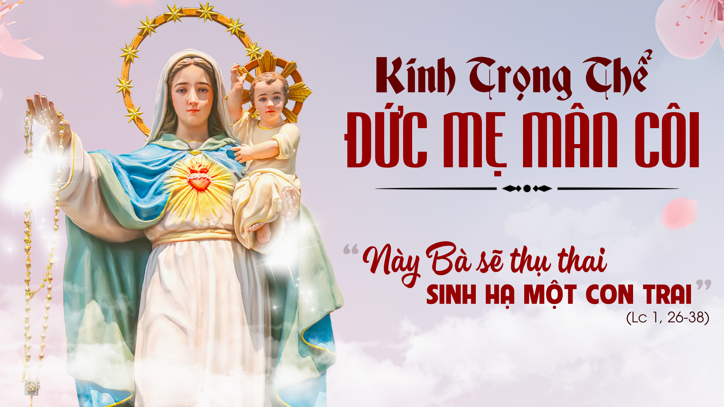 CÁC BÀI SUY NIỆM LỜI CHÚA LỄ KÍNH TRỌNG THỂ ĐỨC MẸ MÂN CÔI