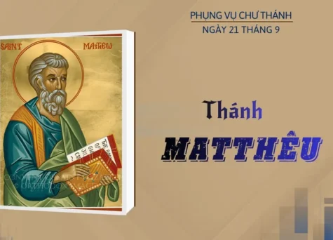 Ngày 21 tháng 9: Thánh Matthêu, Tông đồ, Thánh sử