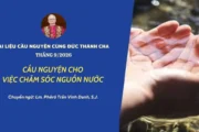 Tài liệu cầu nguyện cùng Đức Thánh cha tháng 9/2026: Cầu nguyện cho việc chăm sóc nguồn nước