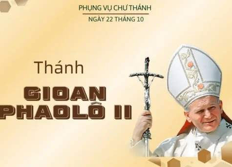 Ngày 22 tháng 10: Thánh Gioan Phaolô II, Giáo hoàng