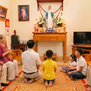 Lần chuỗi Mân côi để nên thánh