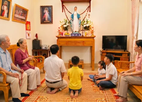 Lần chuỗi Mân côi để nên thánh