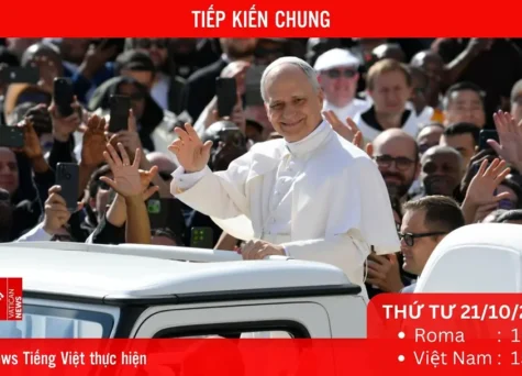 Tiếp kiến chung (21/10/2026) - ĐTC Lêô XIV: Gia đình là “nền tảng của xã hội”