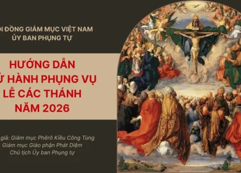 Ủy ban Phụng tự hướng dẫn cử hành phụng vụ lễ Các thánh năm 2026