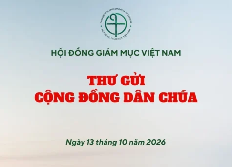 Hội đồng Giám mục Việt Nam - Thư gửi cộng đồng Dân Chúa