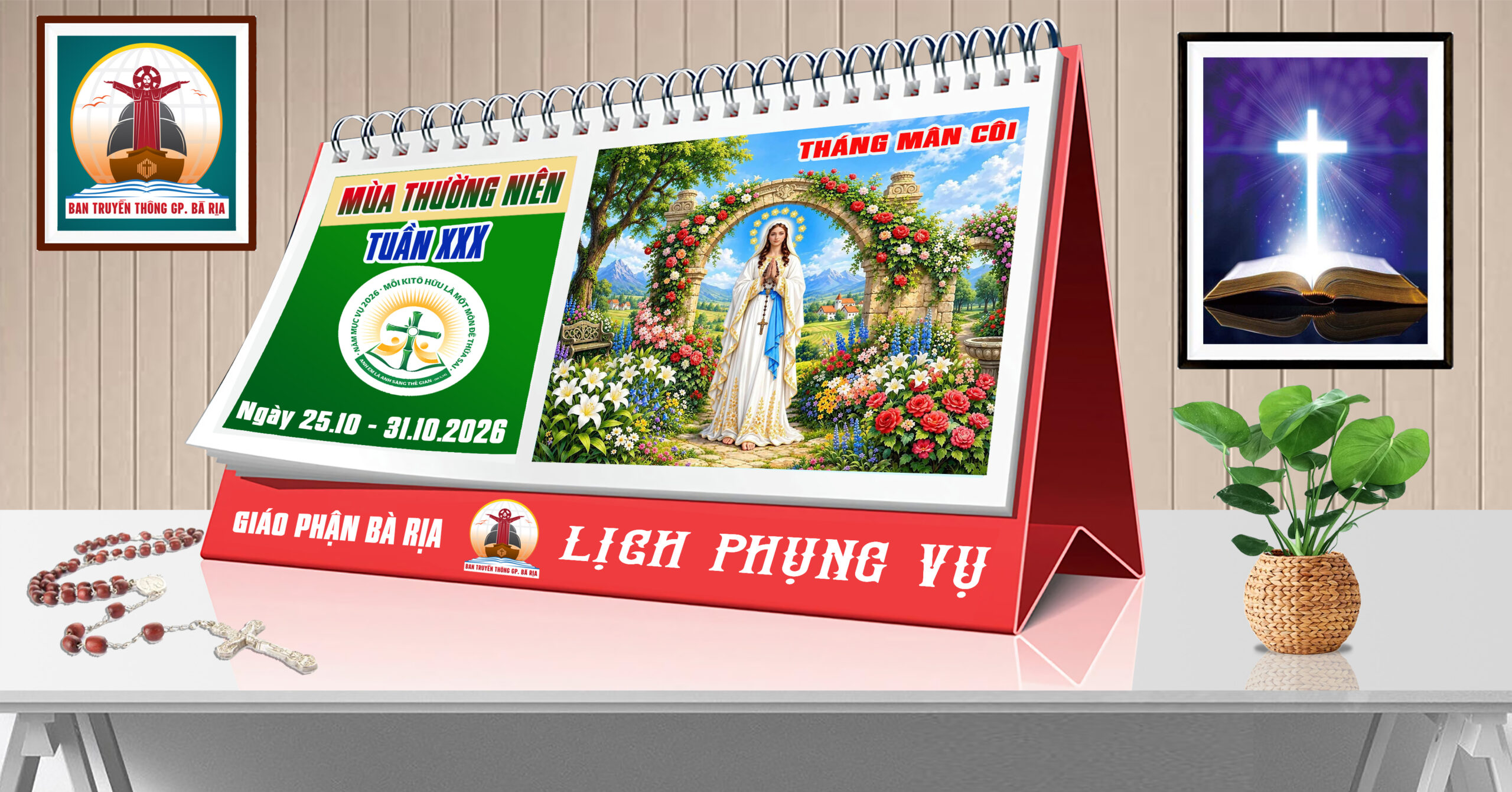 Lịch Phụng vụ từ ngày 25.10 đến 01.11. 2026