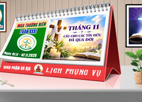 Lịch Phụng vụ từ ngày 01.11 đến 08.11. 2026