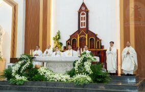 Gx. Bông Trang: Thánh lễ tạ ơn mừng tân linh mục Giuse Trần Xuân Hậu, SSS