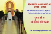 Tìm hiểu năm mục vụ 2025-2026 - Chủ đề 11: Lối sống hiệp hành
