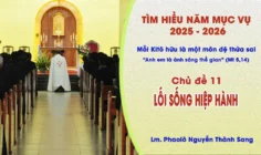 Tìm hiểu năm mục vụ 2025-2026 - Chủ đề 11: Lối sống hiệp hành