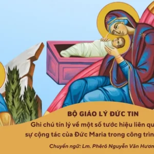 Ghi chú tín lý của Bộ Giáo lý Đức tin về một số tước hiệu liên quan đến sự cộng tác của Đức Maria trong công trình cứu độ