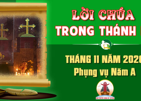 Lời Chúa trong thánh lễ hàng ngày Tháng 11 năm 2026 – Năm A
