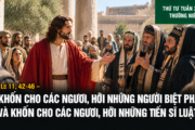 14.10.2026 – Thứ Tư Tuần XXVIII Thường Niên